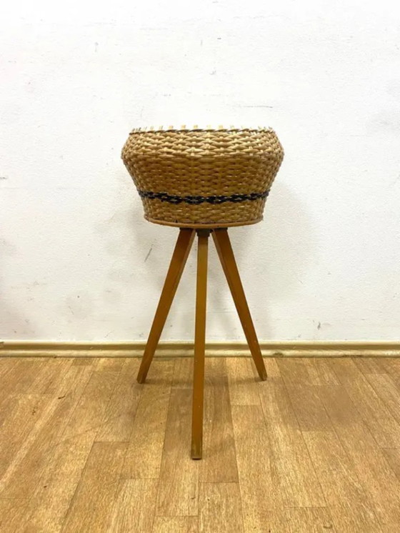 Image 1 of Retro Flower Stand, 1970s, Czechoslovakia