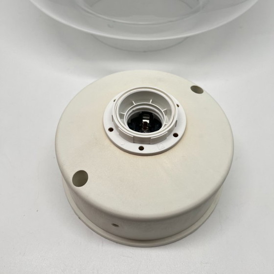 Leucos Gill 28 – Roberto Pamio – Vintage Space Age Wall/Ceiling Light – Plastic, Glass (photo 10 of 17)