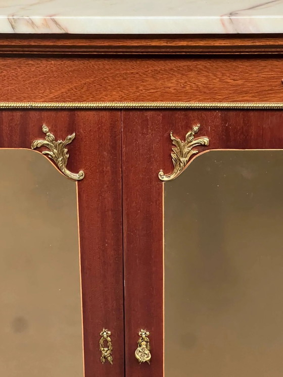 Aparador de estilo Imperio – Aparadores con vitrina, Bronze, Marble (photo 6 of 9)