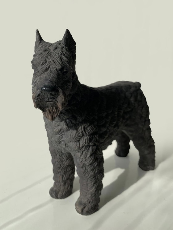 Image 1 of Statuetta decorativa vintage in porcellana Bouvier, Vaga International, modello Akita