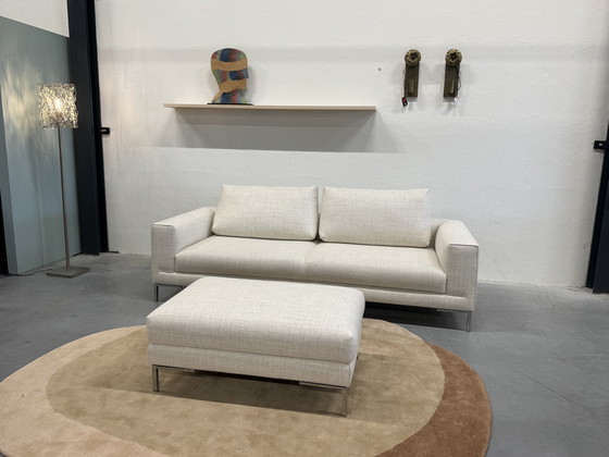 Image 1 of Design on Stock Aikon Lounge 4-Seater with Pouf Alma fabric