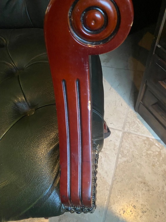 Image 1 of Poltrona direzionale Chesterfield antica