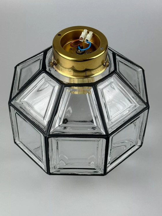 Image 1 of Lampada da soffitto anni &#39;60 e &#39;70 Limburgo Germania vetro Space Age Design