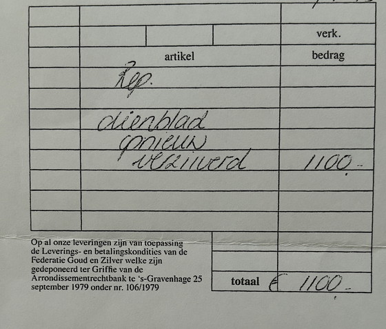 Image 1 of PLATEAU PLAQUÉ ARGENT EICHHOLTZ