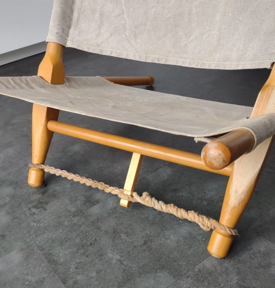 Saw Chair par Ole Gjerlov Knutsen – Chaises & fauteuils, Textile, Wood (photo 2 of 6)