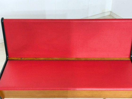 Image 1 of Vintage Design Bench – Mid Century Dining Bench Industrial Look