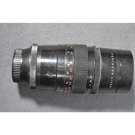 Set Appareil Photo Réflex Vintage Praktica LLC 35mm avec Carl Zeiss Jena Pancolar, Pentacon, Objectifs (photo 13 of 17)