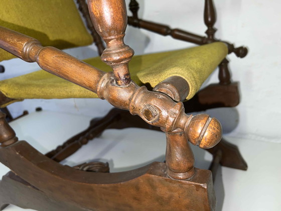 Image 1 of Engelse | Edwardiaanse | Amerikaanse schommelstoel Antiek