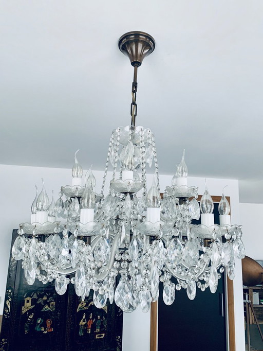 Crystal chandelier 18-arms, dimmable