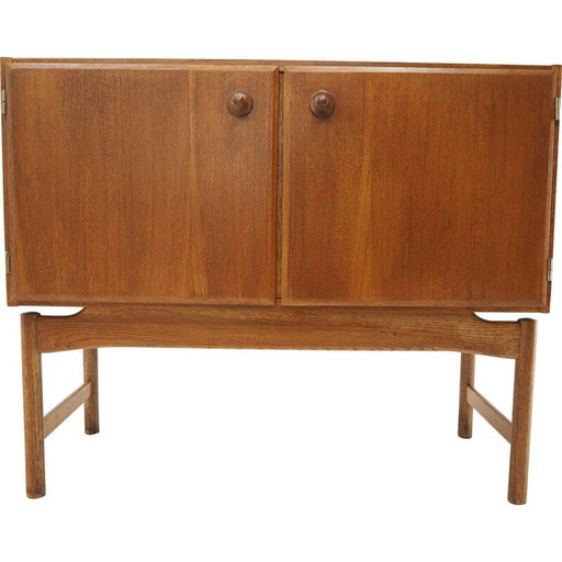Vintage teak en eiken dressoir van Krasna Jizba, 1960