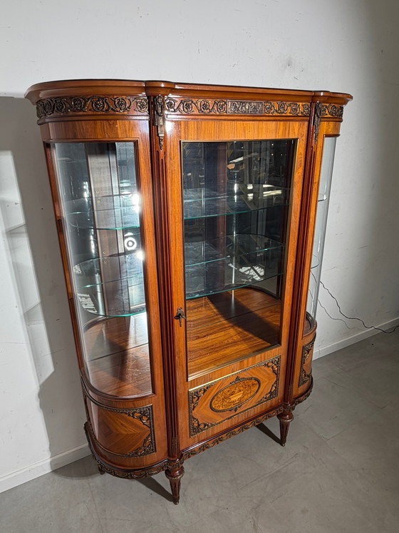 Vitrina/vitrina de bar estilo Luis XVI de JP Ehalt – Vitrina de cristal – 177 cm – Glass (photo 2 of 8)