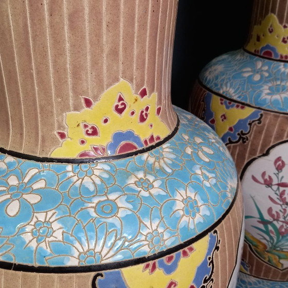 Image 1 of Set of three Bien Hoa vases