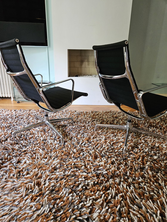 Image 1 of 2x Vitra Eames EA 116 black