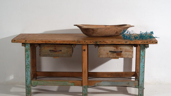 Antiker Arbeitstisch (ca. 1920) #15 – Schreibtisch, Rustic (photo 3 of 40)