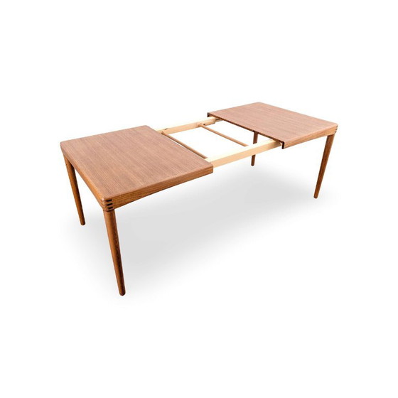 Bramin Extendable Teak Vintage Dining Table H.W. Klein Midcentury, Wood, Brown (photo 6 of 13)