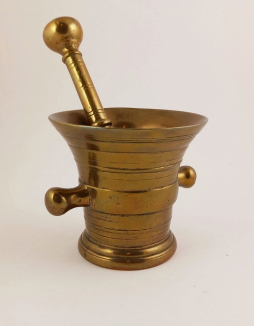 Mortier Antique En Bronze Circa 1900 – decoratieve objecten