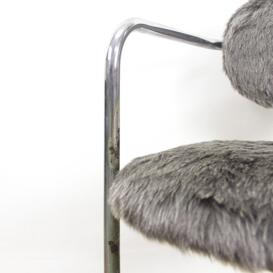 Image 1 of Chaise vintage en faux cuir, Espagne, 1970