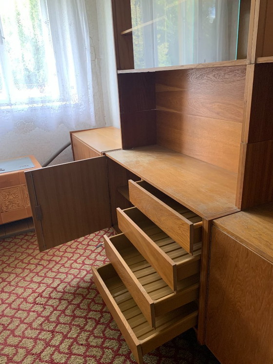 Image 1 of Large modular wall unit by Jiří Jiroutek for Interiér Praha, Czechoslovakia, 1964