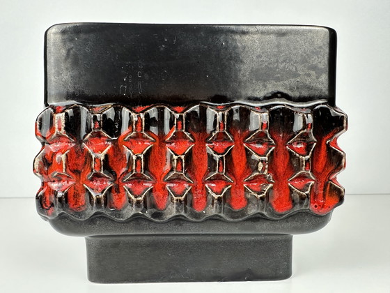 Image 1 of Vintage flower pot - square - Fohr Keramik