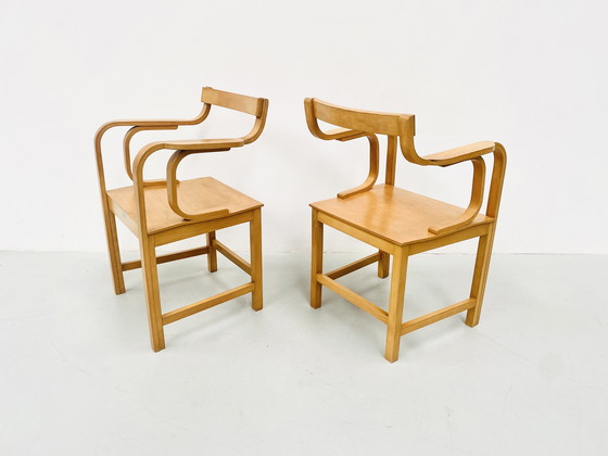 Image 1 of Sperrholzsessel aus Buche von Enraf Nonius Delft, 1970er