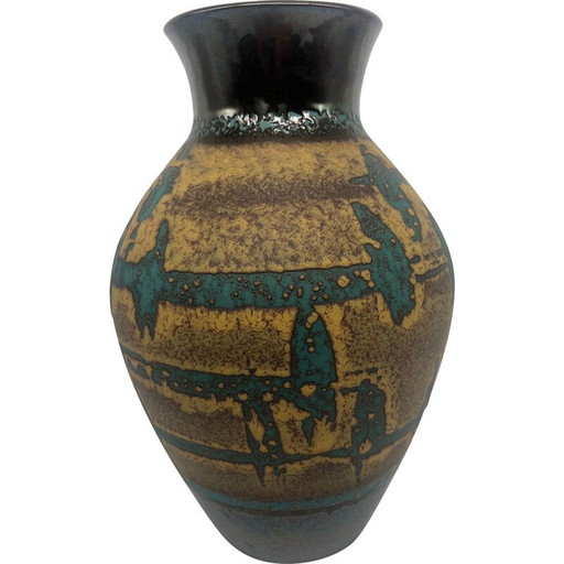 Vase vintage en céramique, Allemagne 1960
