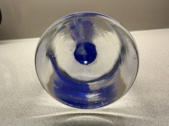 Grote Murano glazen sculptuur “Lovers / Amanti” – blauw & helder – 41,7 cm – Decoratieve objecten, Glass (photo 13 of 15)