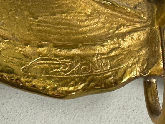 Image 1 of Applique murale sculpturale de Chrystine Charles, « Guadeloupe », France, années 1970, signée, pièce rare