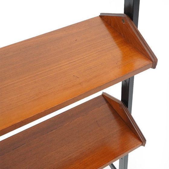 Image 1 of Bookcase with metal uprights, 1950s