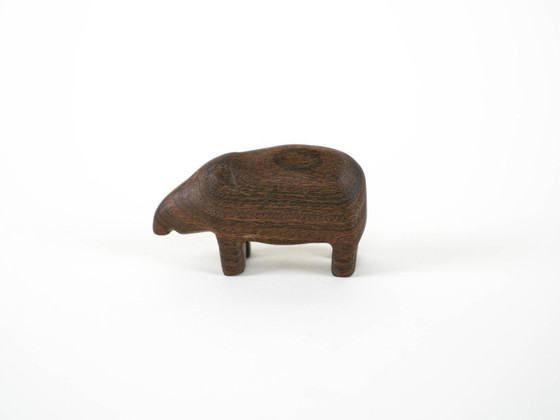 Image 1 of Figurine animale en bois, design danois, années 1970, fabriquée au Danemark