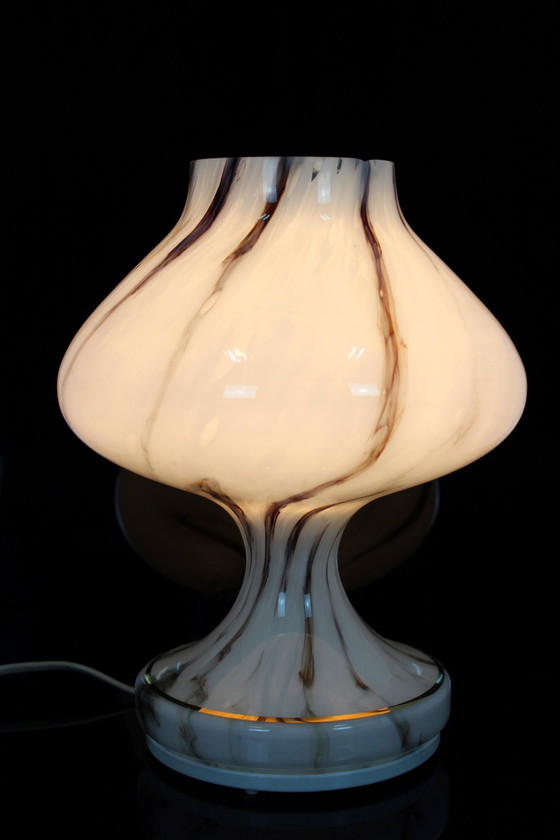 Image 1 of Opp Jihlava Glass Table Lamp By Stepan Tabery