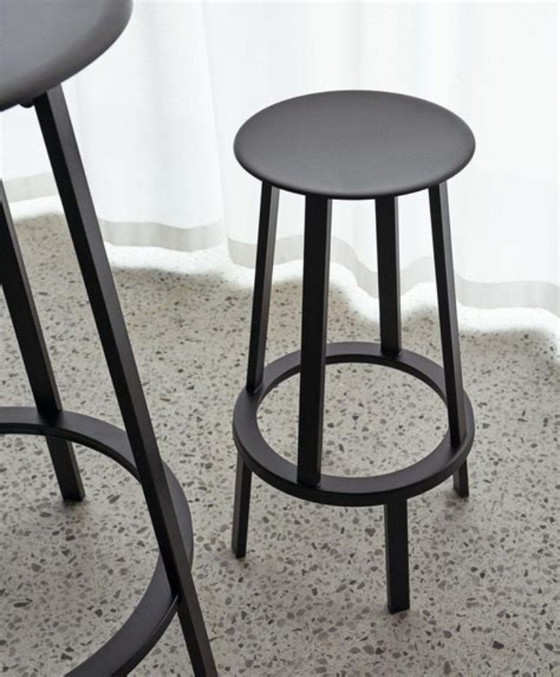 2 taburetes de bar HAY Revolver – polished steel (photo 4 of 5)
