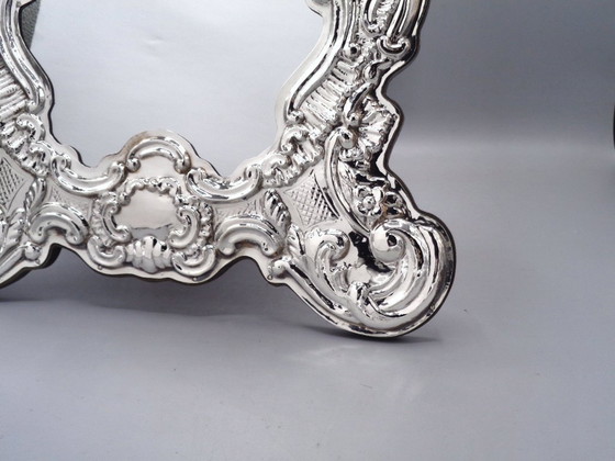 Image 1 of "Cartagloria" lijst/spiegel van 925 zilver, 30x30 cm