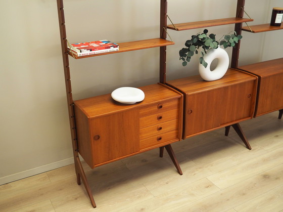 Image 1 of Teak System Bookcase, Norwegian Design, 1960s, Production: Blindheim Mobelfabrikk, Designer: John Texmon & Einar Blindheim