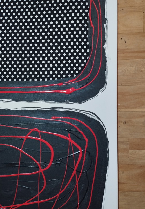 Antadze Abstrakte Komposition XXL – Gemälde & Zeichnungen, Canvas, Textile (photo 14 of 15)