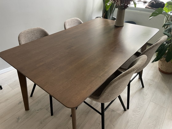Esstisch Dunkles Holz – Esstische, Mdf (photo 5 of 9)