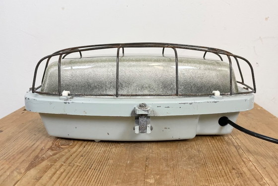 Image 1 of Industrielle Wandleuchte aus Aluminiumguss von Elektrosvit, 1980er Jahre