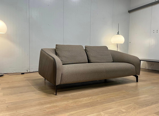 Image 1 of Absolutely New Condition - Leolux Elias Taupe 3-Seater Sofa