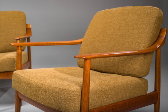 Image 1 of Mid-Century Lounge Chairs and 3-Seater Sofa by Walter Knoll Antimott, 1960s, Set of 3