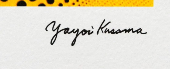 Image 1 of Nach Yayoi Kusama, Welle, Lithografie, 1990er Jahre