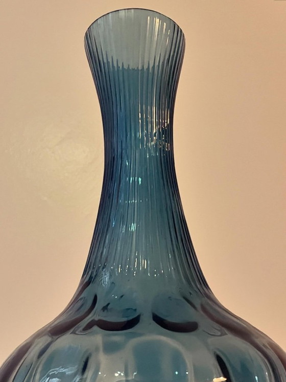 Image 1 of A striking vintage Italian art glass vase