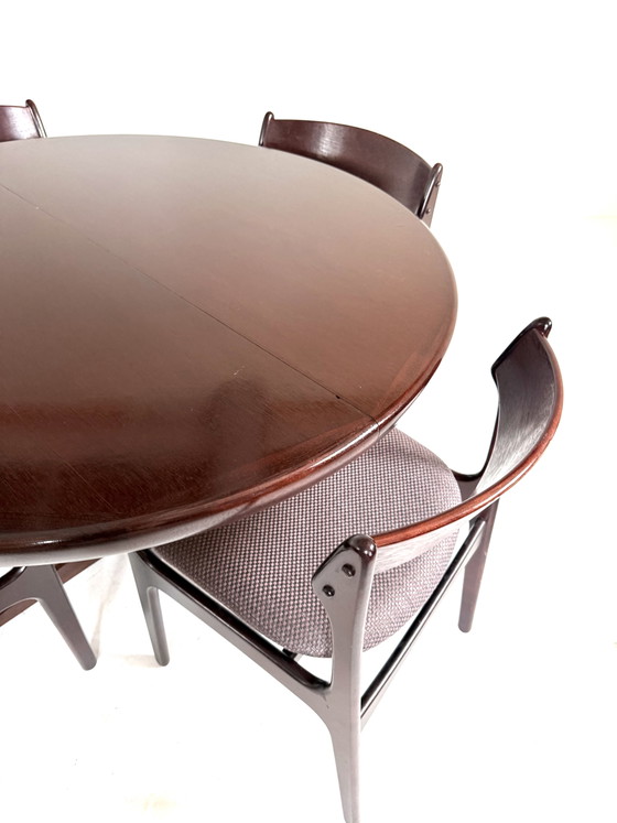 Vintage Extendable Danish Dining Table, VV Møbler ‘60 – Wood (photo 9 of 14)