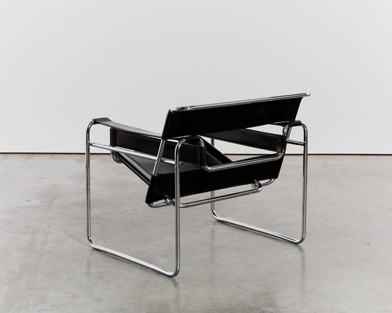 Image 1 of Sedia originale di Wassily - edizione Fasem - timbrata