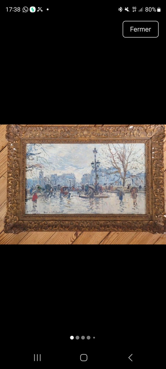 Image 1 of Gustave Madelain "The Archbishop's Bridge"