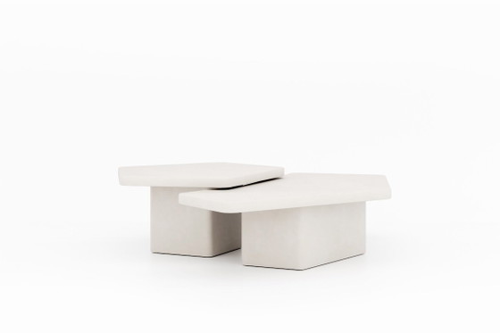 Contemporary Plaster Coffee Table Set Mortex – Atelier BB, Salontafels, Other (photo 3 of 18)