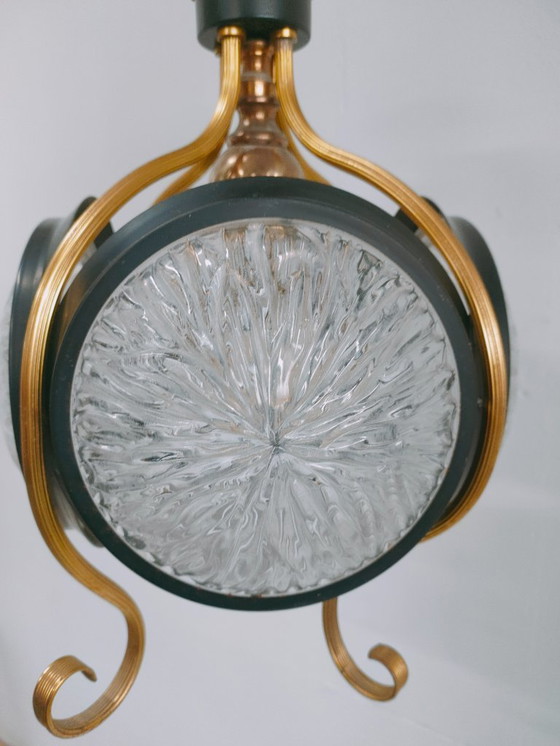 Image 1 of Hermosa lámpara de techo de araña de los años 60