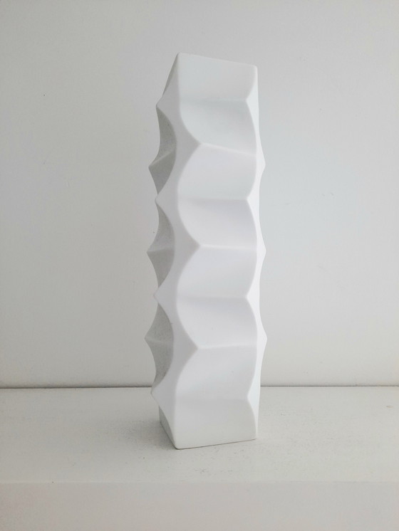 Image 1 of Vase op art Heinrich Fuchs pour Hutschenreuther 60s