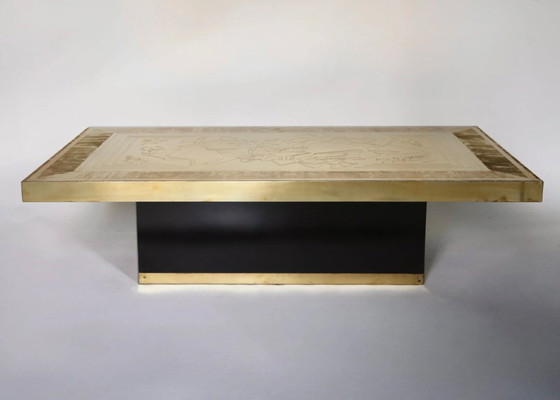 Image 1 of Coffee Table by Ricco D. for Lova Creation, Belgium 1980s