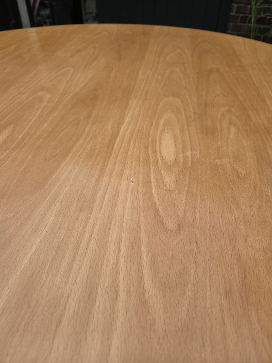 Image 1 of Leolux trias ronde design eettafel Hugo de Ruiter jaren 90