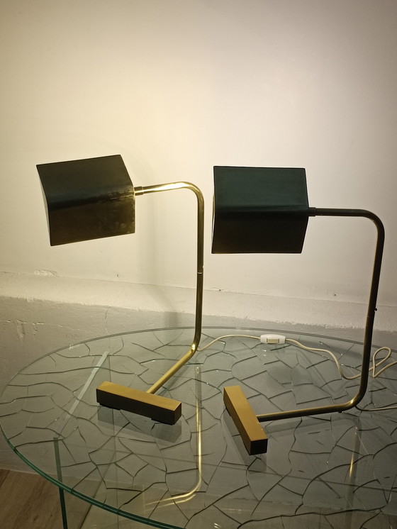 Image 1 of Par de lámparas de contrapeso de Cedric Hartman, década de 1960