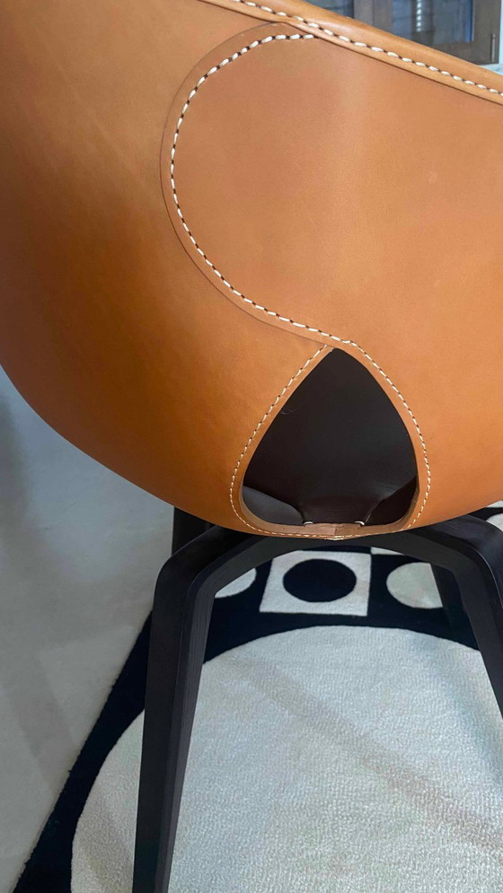 POLTRONA FRAU POLTRONCINA GINGER – Sedie girevoli, Leather, Wood (photo 2 of 36)